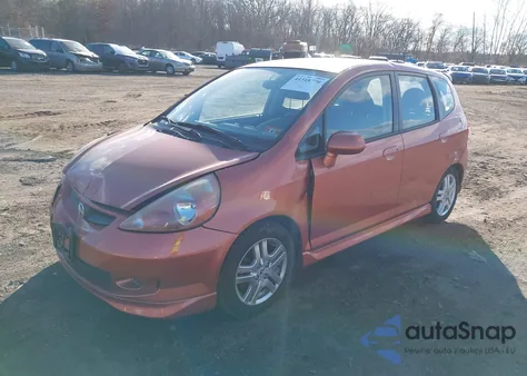 2008 Honda Fit Sport from USA, damaged, VIN JHMGD37658S036392
